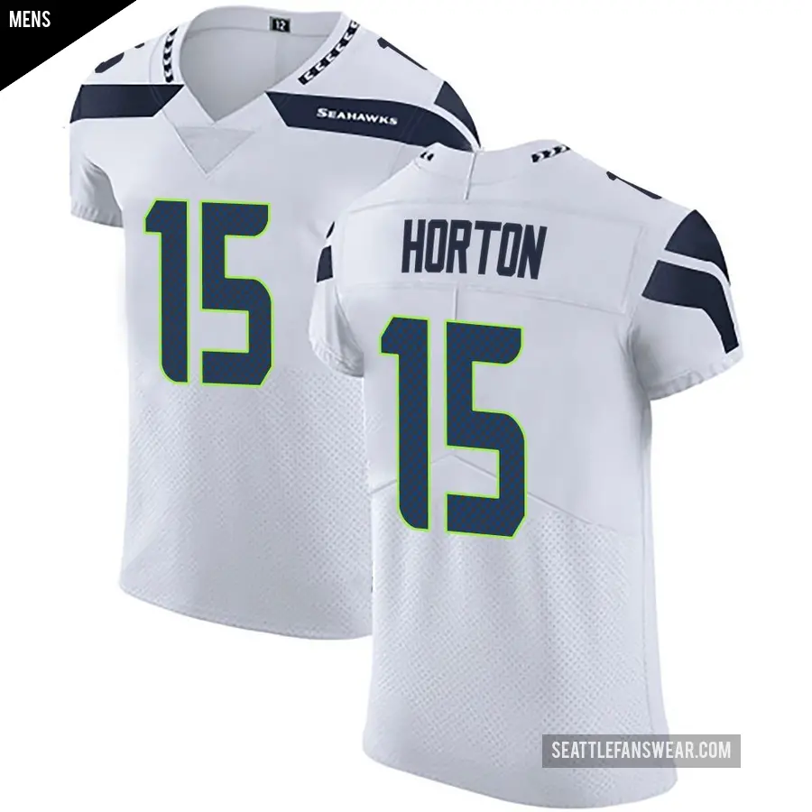 Men's Seattle Seahawks ＃15 Tory Horton White Elite Vapor Untouchable Jersey