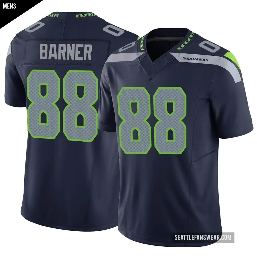 Men's Seattle Seahawks ＃88 AJ Barner Navy Limited Vapor F.U.S.E. Jersey