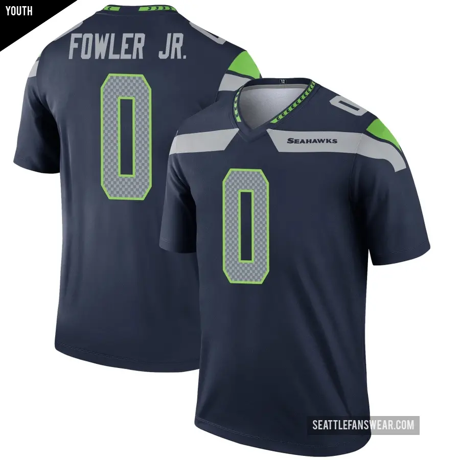 Youth Seattle Seahawks ＃0 Dante Fowler Jr. Navy Legend Jersey